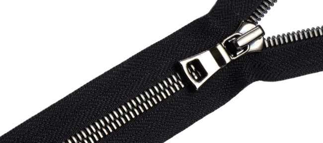 Luxury Zipper Gun Metal