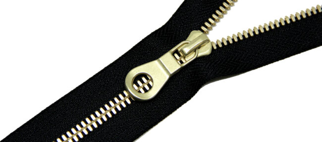 Luxury Zipper Matte Gold